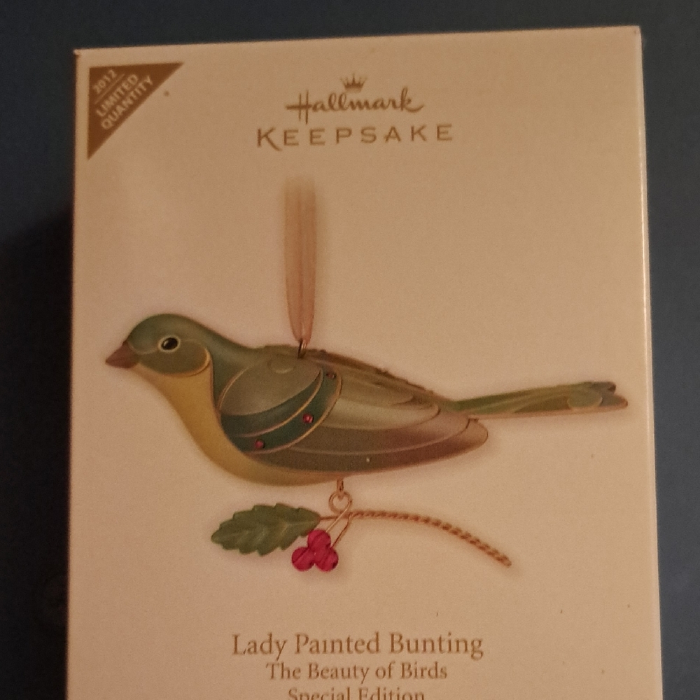 Hallmark Keepsake Lady Painted Bunting